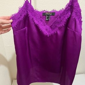 FOREVER21 silk tank top